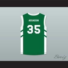 Load image into Gallery viewer, Jerry &#39;Assassin&#39; Dupree 35 Green Basketball Jersey Dennis Rodman&#39;s Big Bang in PyongYang