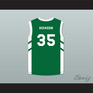 Jerry 'Assassin' Dupree 35 Green Basketball Jersey Dennis Rodman's Big Bang in PyongYang