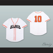 Load image into Gallery viewer, Atlanta Black Crackers 10 White Baseball Jersey