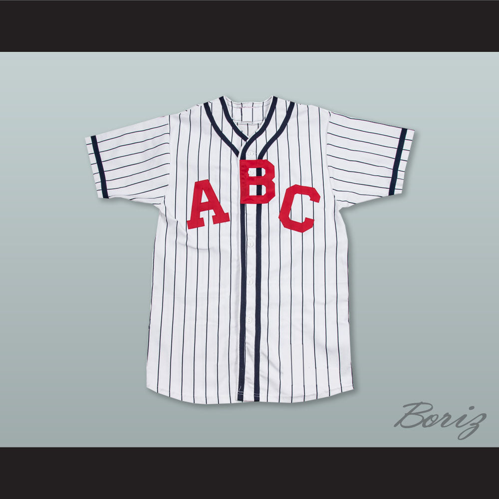 Atlanta Black Crackers 2 Negro League White Pinstriped Baseball Jersey