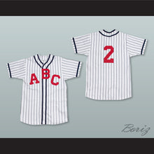 Load image into Gallery viewer, Atlanta Black Crackers 2 Negro League White Pinstriped Baseball Jersey