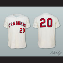 Load image into Gallery viewer, Atlanta Crackers 20 White Button Down Baseball Jersey