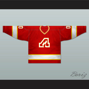 1972-73 Atlanta Flames Red Hockey Jersey