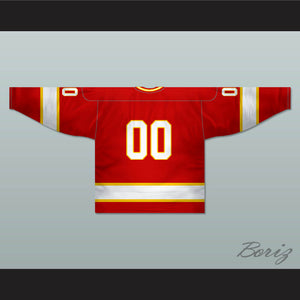 1972-73 Atlanta Flames Red Hockey Jersey