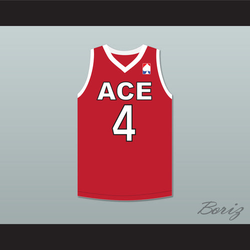 Austin 4 ACE Family Charity Red Basketball Jersey
