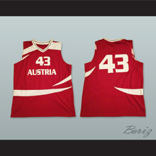 Load image into Gallery viewer, Austria 43 National Team Basketball Jersey