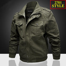 Load image into Gallery viewer, Autumn And Winter Men&#39;s Multi Pocket Military Jacket Pure Cotton Casual Work Jacket Large Loose Cotton Jacket Special Forces Men