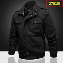 Load image into Gallery viewer, Autumn And Winter Men&#39;s Multi Pocket Military Jacket Pure Cotton Casual Work Jacket Large Loose Cotton Jacket Special Forces Men