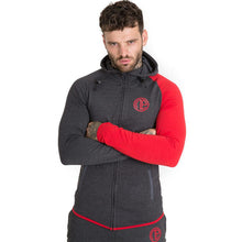 Load image into Gallery viewer, Autumn New Mens Skinny Hoodies Sweatshirts Male Gyms Fitness Bodybuilding Joggers Sportswear Casual Fashion Cotton Zipper Jacket