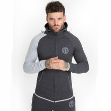 Load image into Gallery viewer, Autumn New Mens Skinny Hoodies Sweatshirts Male Gyms Fitness Bodybuilding Joggers Sportswear Casual Fashion Cotton Zipper Jacket