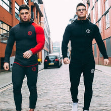 Load image into Gallery viewer, Autumn New Mens Skinny Hoodies Sweatshirts Male Gyms Fitness Bodybuilding Joggers Sportswear Casual Fashion Cotton Zipper Jacket