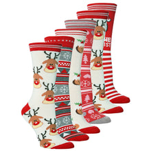 Load image into Gallery viewer, Autumn Winter Socks For Women New Year Santa Claus Christmas Snow Elk Gift Cute Cartoon Thickness Socks Long Cotton Socks#10