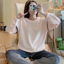 Load image into Gallery viewer, Autumn Winter Women Pyjamas Sets pajamas Sleepwear Suit Thick Warm Coral Flannel nightgown Female Cartoon Animal Pijama Mujer