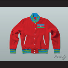 Load image into Gallery viewer, Azerbaijan Varsity Letterman Jacket-Style Sweatshirt