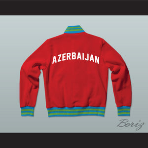 Azerbaijan Varsity Letterman Jacket-Style Sweatshirt