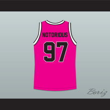 Load image into Gallery viewer, Notorious B.I.G. 97 Bad Boy Pink Basketball Jersey