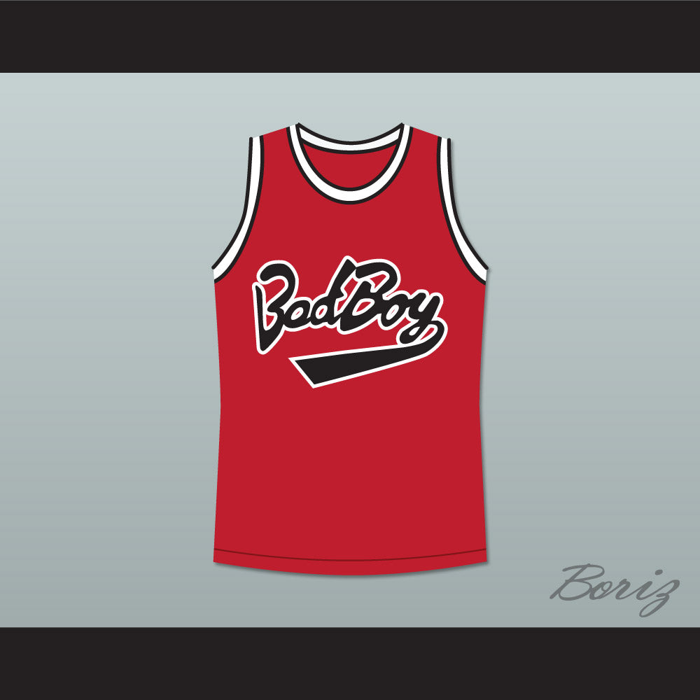 Notorious B.I.G. Biggie Smalls 72 Bad Boy Red Basketball Jersey