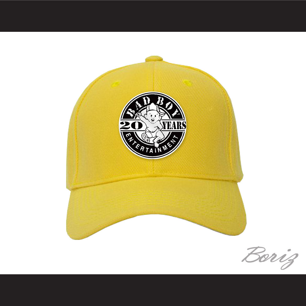 Bad Boy Entertainment 20 Years Yellow Baseball Hat