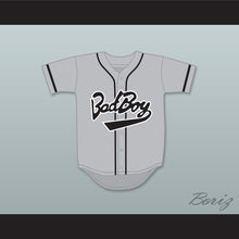 Load image into Gallery viewer, Biggie Smalls 10 Bad Boy Gray Baseball Jersey
