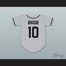 Load image into Gallery viewer, Biggie Smalls 10 Bad Boy Gray Baseball Jersey