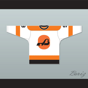 WHA 1974-75 Baltimore Blades Goldie Goldthorpe 9 Home Hockey Jersey