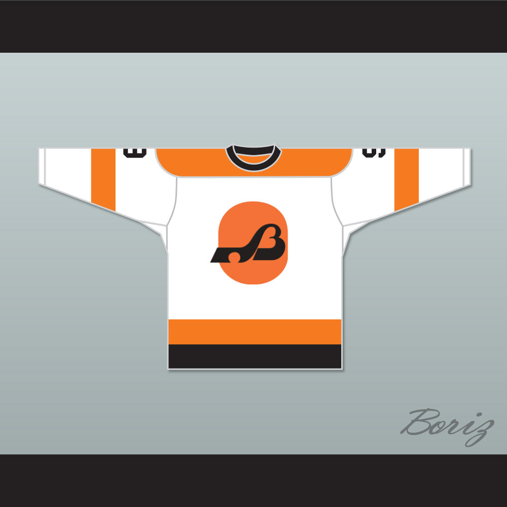 WHA 1974-75 Baltimore Blades Goldie Goldthorpe 9 Home Hockey Jersey
