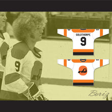 Load image into Gallery viewer, WHA 1974-75 Baltimore Blades Goldie Goldthorpe 9 Home Hockey Jersey