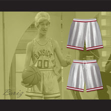 Load image into Gallery viewer, Saved By The Bell Bayside Tigers High School Silver Basketball Shorts