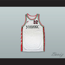 Load image into Gallery viewer, BC Unics Kazan White Basketball Jersey
