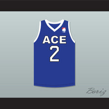 Load image into Gallery viewer, BDOT 2 ACE Family Charity Blue Basketball Jersey