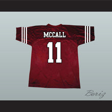 Load image into Gallery viewer, Scott McCall 11 Beacon Hills Cyclones Maroon Alternate Lacrosse Jersey