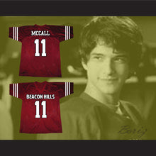 Load image into Gallery viewer, Scott McCall 11 Beacon Hills Cyclones Maroon Lacrosse Jersey Teen Wolf