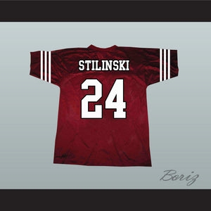 Stiles Stilinski 24 Beacon Hills Cyclones Maroon Lacrosse Jersey Teen Wolf