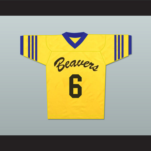 Danny Mahealani 6 Beacon Hills Beavers Lacrosse Jersey Throwback Teen Wolf