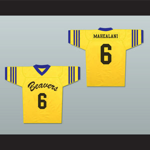 Danny Mahealani 6 Beacon Hills Beavers Lacrosse Jersey Throwback Teen Wolf