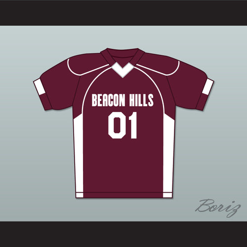 Peter Hale 01 Beacon Hills Cyclones Lacrosse Jersey Teen Wolf Maroon