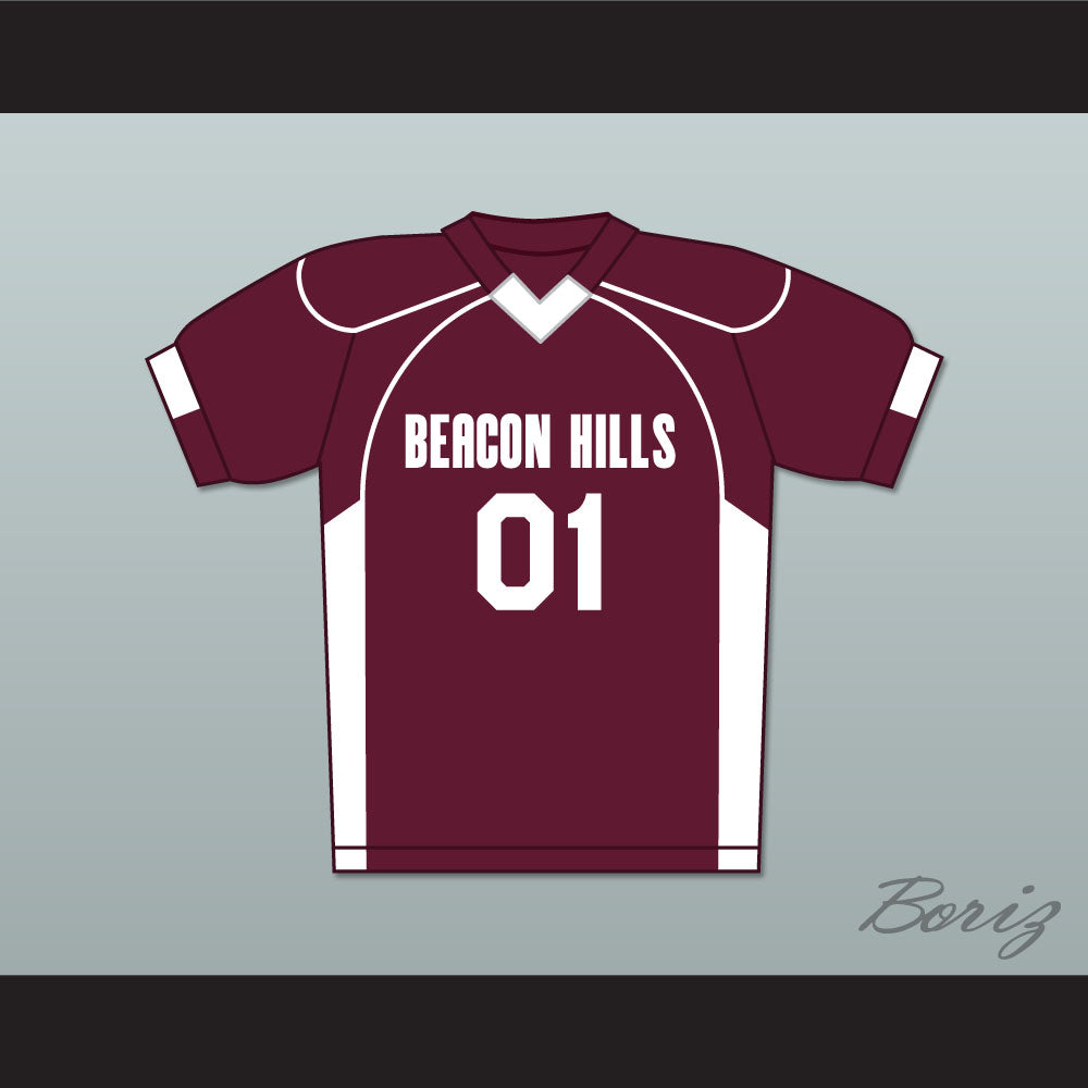 Peter Hale 01 Beacon Hills Cyclones Lacrosse Jersey Teen Wolf Maroon