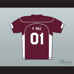 Peter Hale 01 Beacon Hills Cyclones Lacrosse Jersey Teen Wolf Maroon