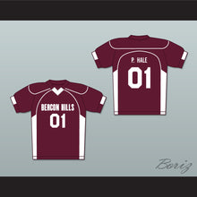 Load image into Gallery viewer, Peter Hale 01 Beacon Hills Cyclones Lacrosse Jersey Teen Wolf Maroon