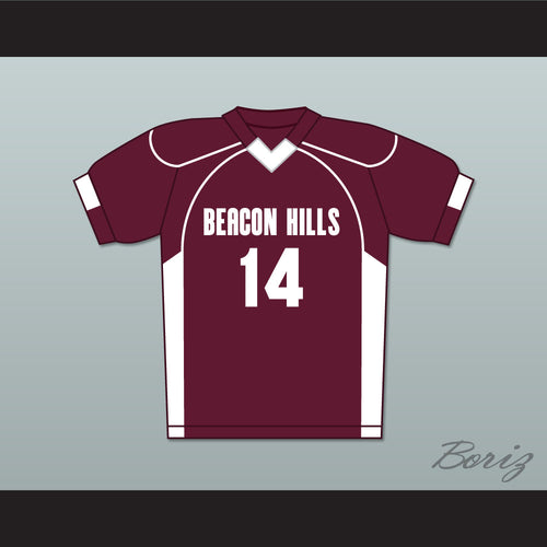 Isaac Lahey 14 Beacon Hills Cyclones Lacrosse Jersey Teen Wolf Maroon