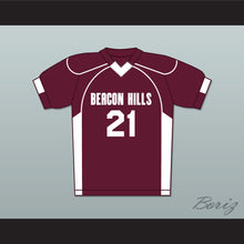 Load image into Gallery viewer, Greenberg 21 Beacon Hills Cyclones Lacrosse Jersey Teen Wolf Maroon