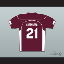 Load image into Gallery viewer, Greenberg 21 Beacon Hills Cyclones Lacrosse Jersey Teen Wolf Maroon