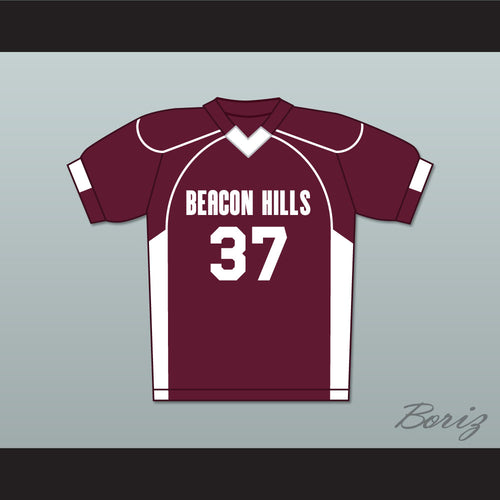 Jackson Whittemore 37 Beacon Hills Cyclones Lacrosse Jersey Teen Wolf Maroon