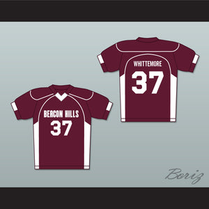 Jackson Whittemore 37 Beacon Hills Cyclones Lacrosse Jersey Teen Wolf Maroon