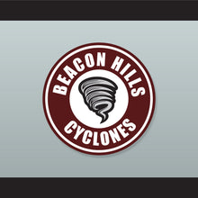 Load image into Gallery viewer, Beacon Hills Cyclones Lacrosse Maroon and White Lab Leather Varsity Letterman Jacket