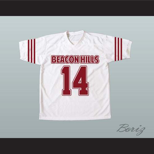 Isaac Lahey 14 Beacon Hills Cyclones White Lacrosse Jersey Teen Wolf