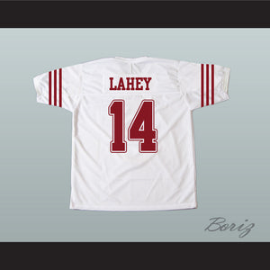 Isaac Lahey 14 Beacon Hills Cyclones White Alternate Lacrosse Jersey