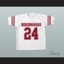 Load image into Gallery viewer, Stiles Stilinski 24 Beacon Hills Cyclones White Lacrosse Jersey Teen Wolf