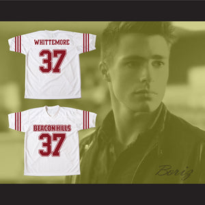 Jackson Whittemore 37 Beacon Hills Cyclones White Lacrosse Jersey Teen Wolf