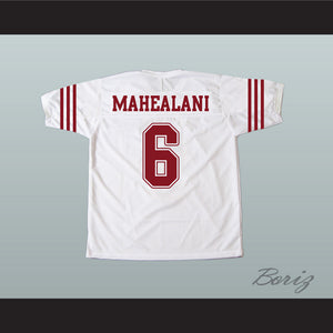 Danny Mahealani 6 Beacon Hills Cyclones White Alternate Lacrosse Jersey